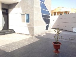 Nordterrasse mit Garten